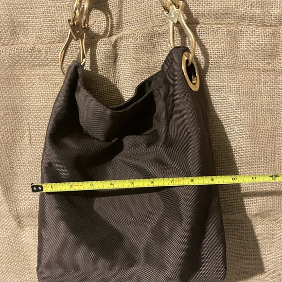 JPK PARIS 75 Brown Nylon Canvas Shopper Tote Shoulder Handbag - Picture 4 of 7